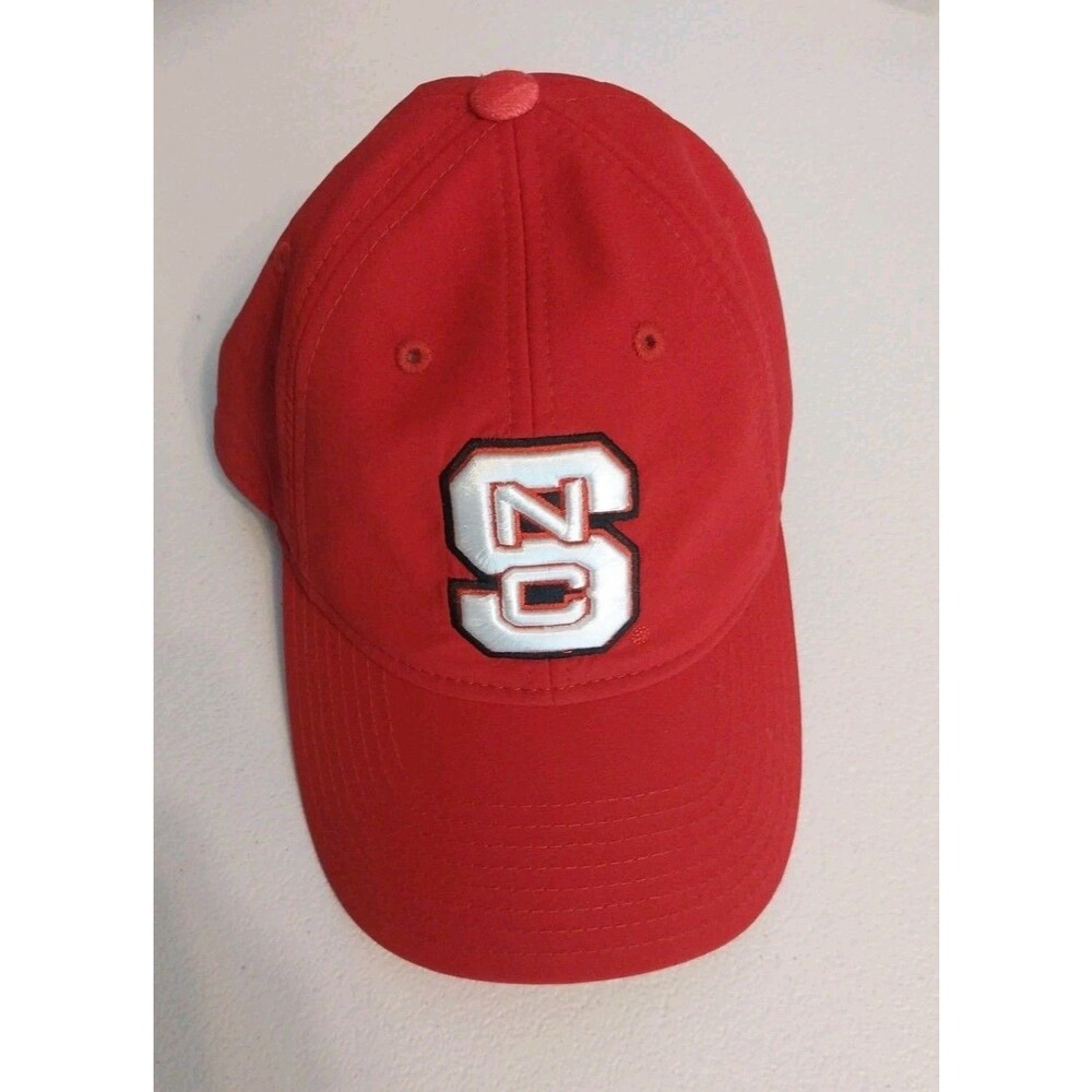Adidas Climalite NC State Wolfpack Hat Red Adjustable Strap Cap Adult